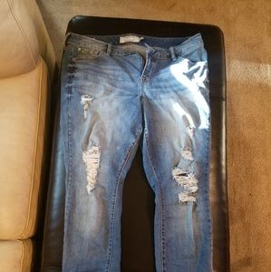 Torrid Distressed Skinny Jeans Size 14